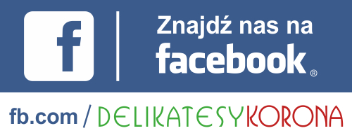 znajdź nas na facebooku - fanpage delikatesy korona